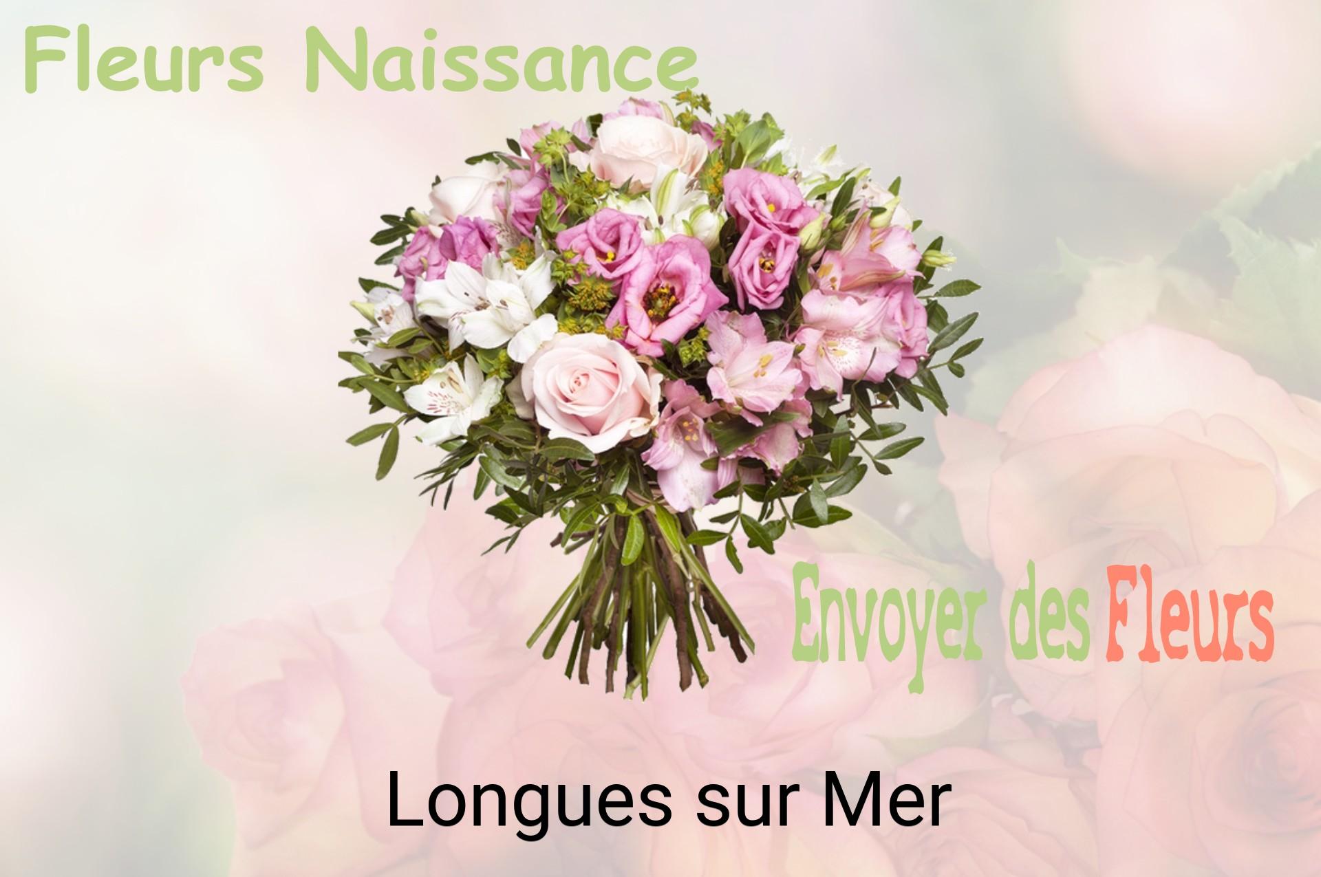 Bouquet de fleurs de naissance livré à Longues-sur-Mer